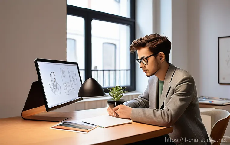 캐릭터디자인 자격증과 관련된 최신 연구 사례 - **Prompt 1: The Modern Italian Character Designer at Work**
    A young, focused Italian character d...