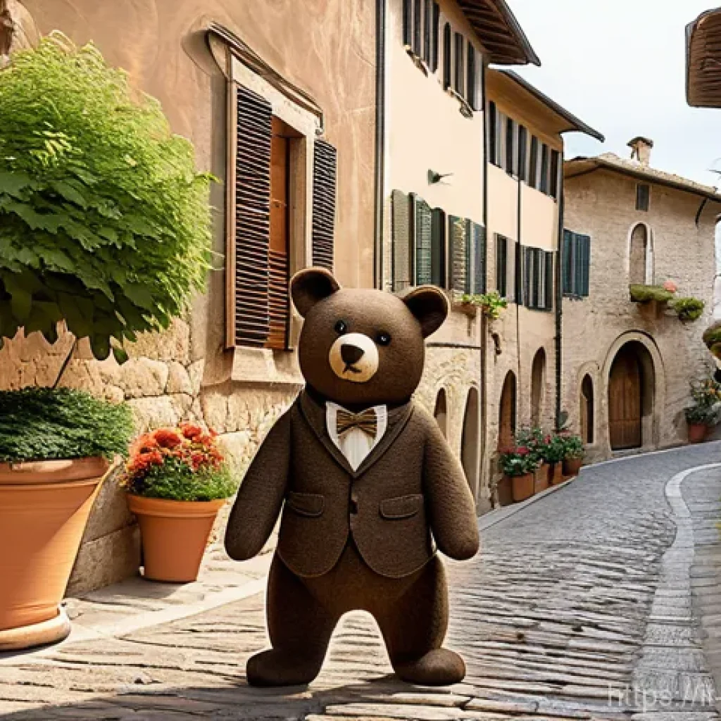 캐릭터디자인으로 브랜드 아이덴티티 구축 - **The Trustworthy Community Guide:** A friendly, warm, and approachable anthropomorphic bear charact...