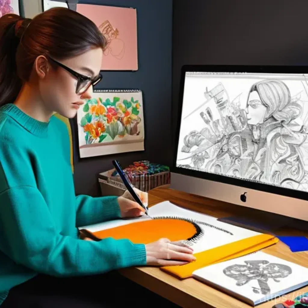 캐릭터디자인 국내 자격증 시험 일정 - **A character designer in her studio, surrounded by creative tools and inspiration.**
"A highly ...