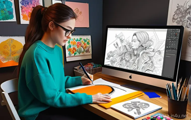 캐릭터디자인 국내 자격증 시험 일정 - **A character designer in her studio, surrounded by creative tools and inspiration.**
"A highly ...