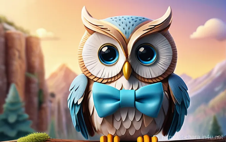 캐릭터디자인으로 팀 프로젝트 성공시키기 - **Prompt 1: Empathic Digital Companion**
    A friendly, wise owl character designed in a warm, illu...