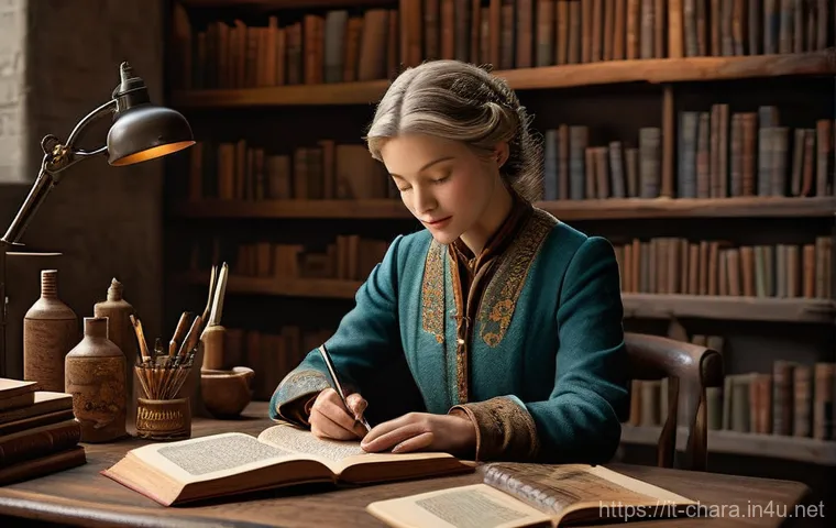 캐릭터디자인 직무에서의 지속 가능성 이슈 - **Prompt Title: The Timeless Storyteller's Apprentice**
A charming, ageless character, reminisce...