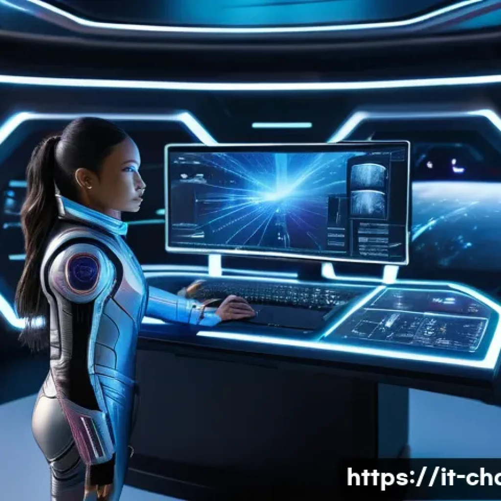 캐릭터디자인 직무와 관련된 산업 전망 - A highly detailed 3D model of a female character, a futuristic space explorer, being digitally sculp...