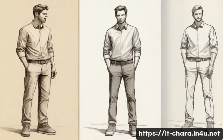 캐릭터디자인에 필요한 손그림 스킬 - A realistic hand-drawn character sketch emphasizing three-dimensional volume and natural form, portr...