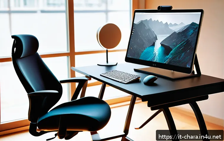 캐릭터디자인 실기 연습 도구 추천 - A professional digital artist’s workspace featuring a sleek Wacom Intuos Pro tablet with a pressure-...