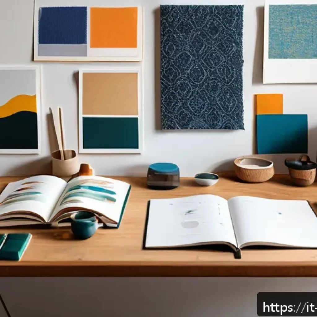 캐릭터디자인 직무 워크숍 참여 후기 - A detailed character design workspace scene featuring an Italian artist&rsquo;s creative studio. The room ...