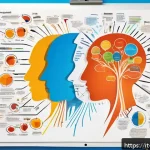 캐릭터디자인 자격증 시험 전 최종 정리 팁 - A detailed and colorful mental map illustration showing various branches labeled with character desi...